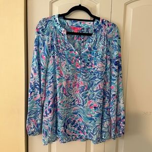 Lilly Pulitzer Elsa Top. Size M